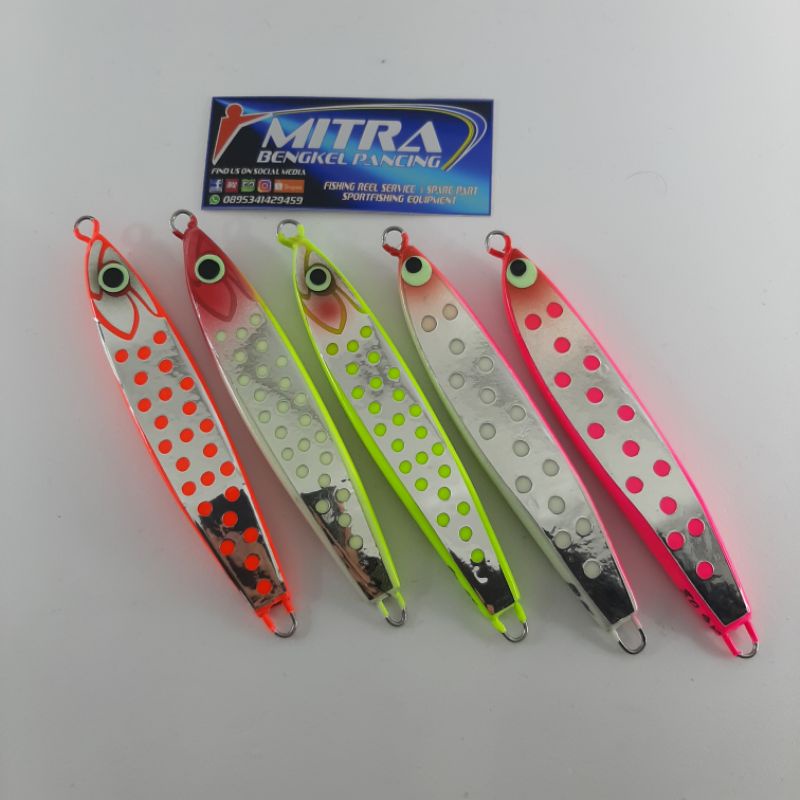 Jual Metal Jig Mbp Polka Xz Gram Gid Polkadot Cast Jig Shopee Indonesia