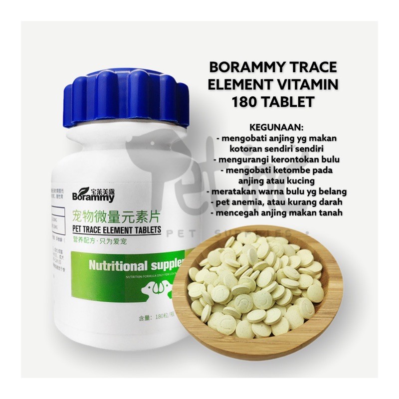 BORAMMY TRACE ELEMENT VITAMIN 180 TABLET