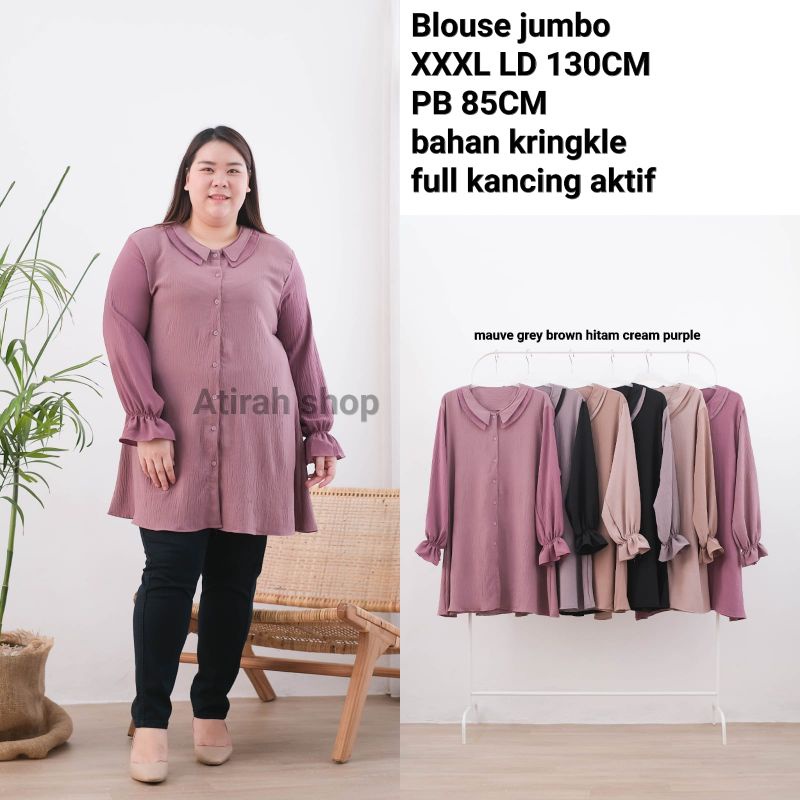 Baju atasan jumbo busui bigsize