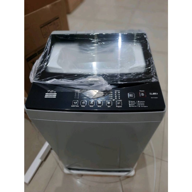 Mesin Cuci 1 Tabung PANASONIC NA F72MB1WSG 7.2 KG Soft Close Door