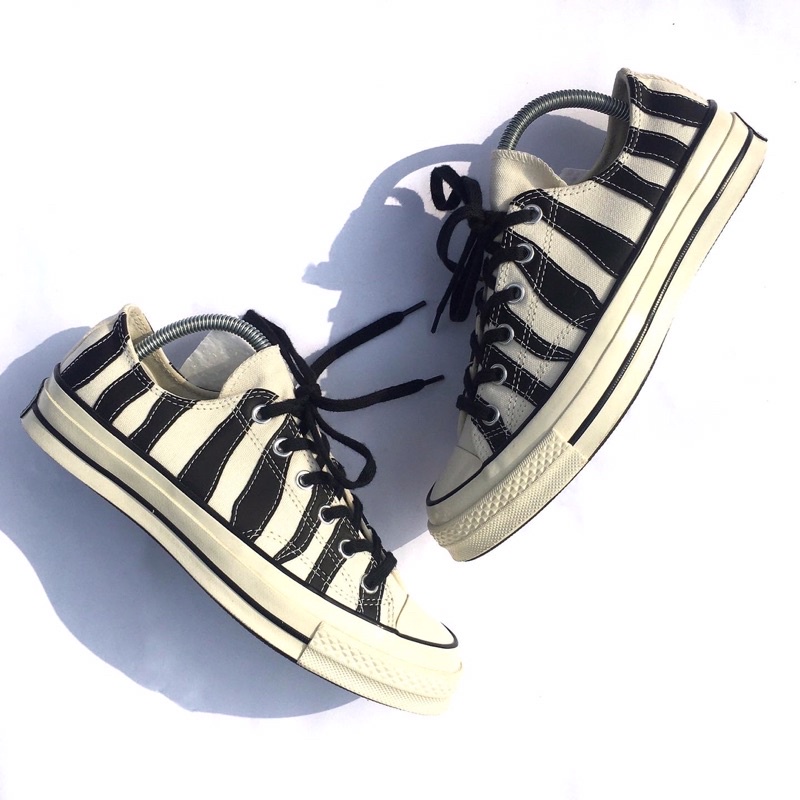 booked - SECOND - converse 70s hacked archive zebra low