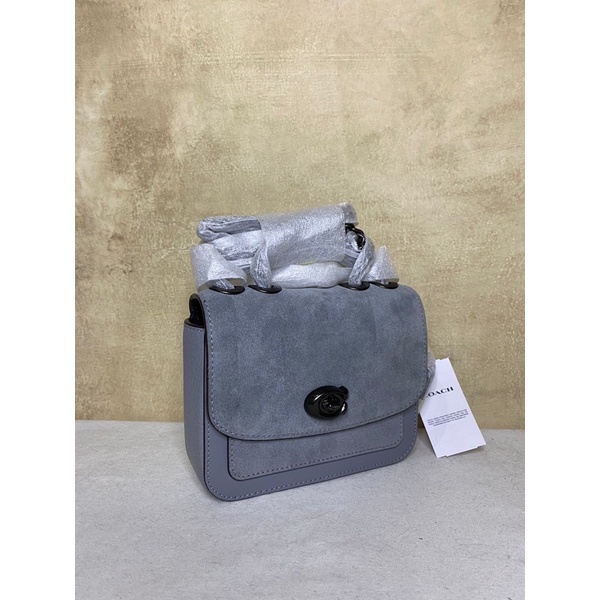 COACH MADISON SHOULDER BAG 16 GRANITE