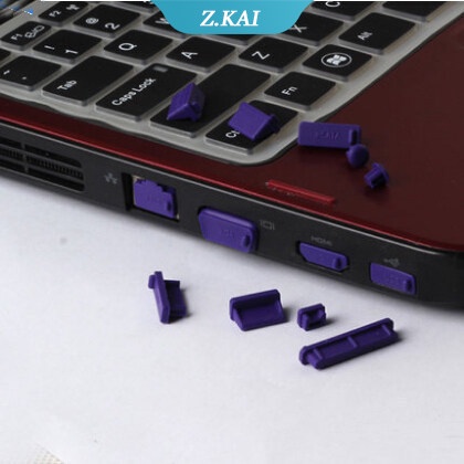 16pcs / set Cover Pelindung Plug Port Laptop Anti Debu Bahan Silikon