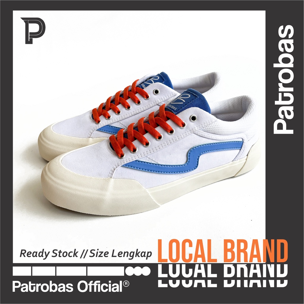 Patrobas Cloud Low White Blue