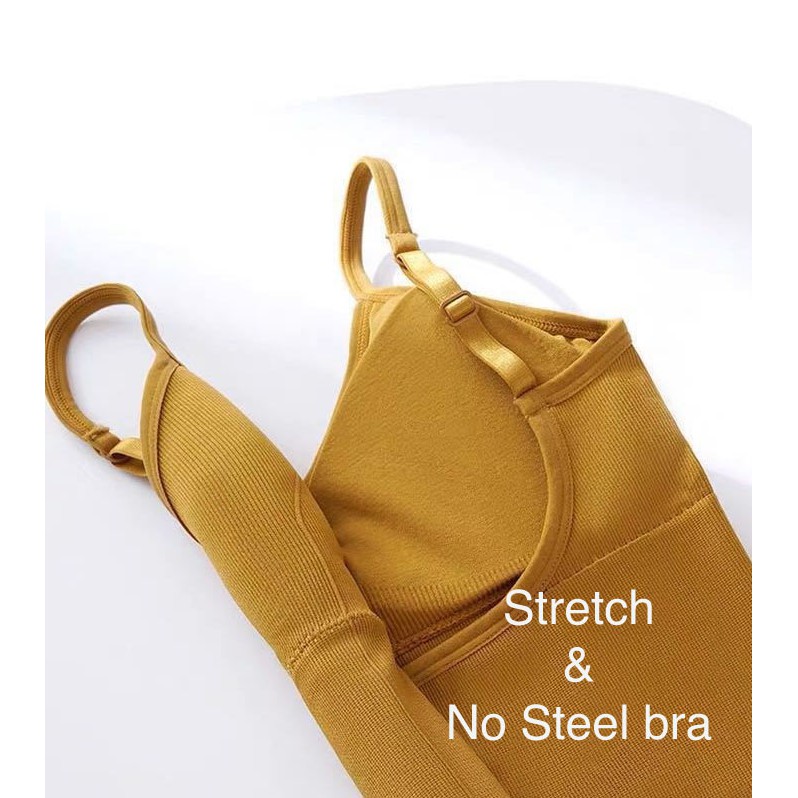 sport bra tanktop import dalaman wanita fashion BH gym zumba