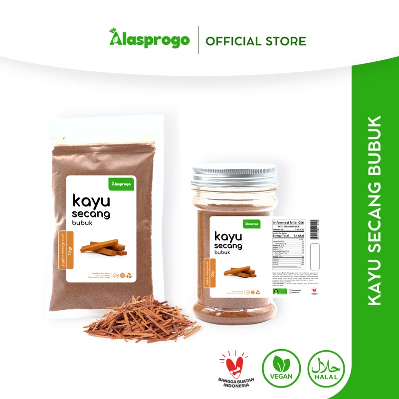 

Alasprogo Kayu Secang Bubuk / Sappan Wood Powder