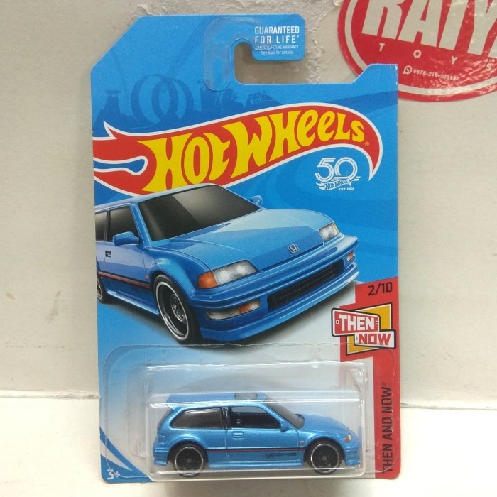 HOT WHEELS 1990 HONDA CIVIC EF NOVA BIRU KMART bukan eg r34 chevy bre