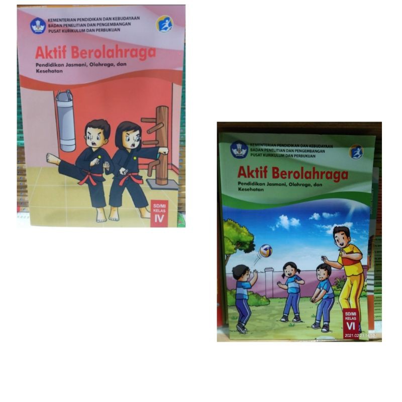 Aktif Berolahraga SD Kelas 4 5 dan 6 Kurikulum 2013