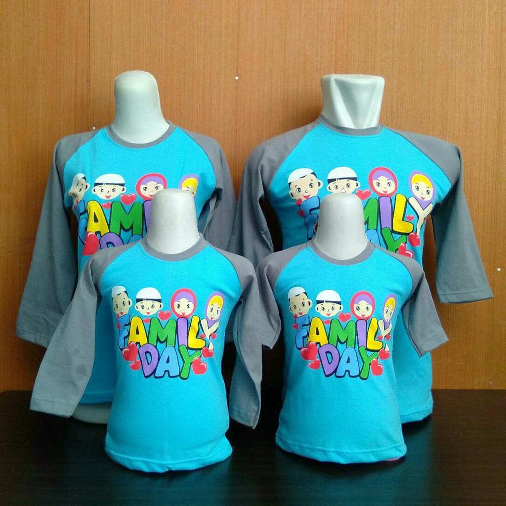 Kaos Couple Family Kiddos Family Day (Lengan Panjang)