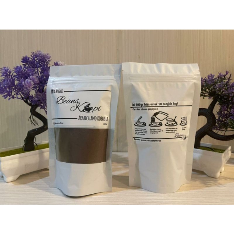 

Beans Kopi Bubuk Robusta dan Arabica mix blend