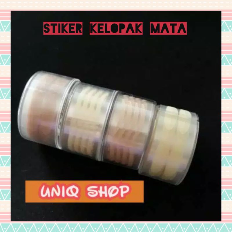 Stiker kelopak mata gulung