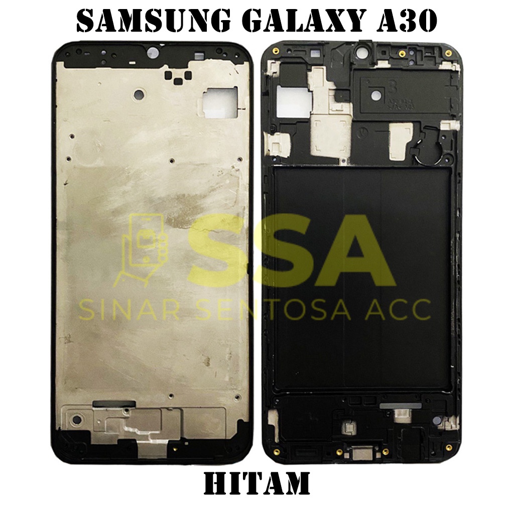 Tulang Tengah Middle Frame LCD Samsung Galaxy A30 Original 100% Tulang Casing Bezel Bezzel Bazel Handphone HP Ori Original Awet Murah A 30