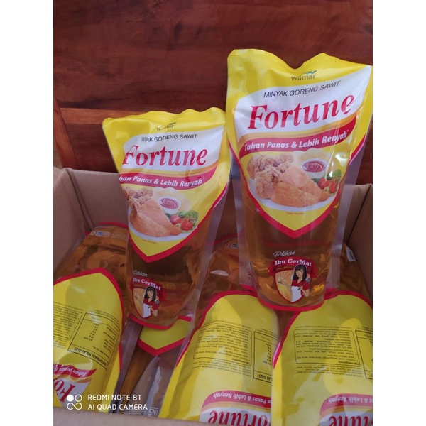 

Minyak goreng Fortune 1 liter reffil