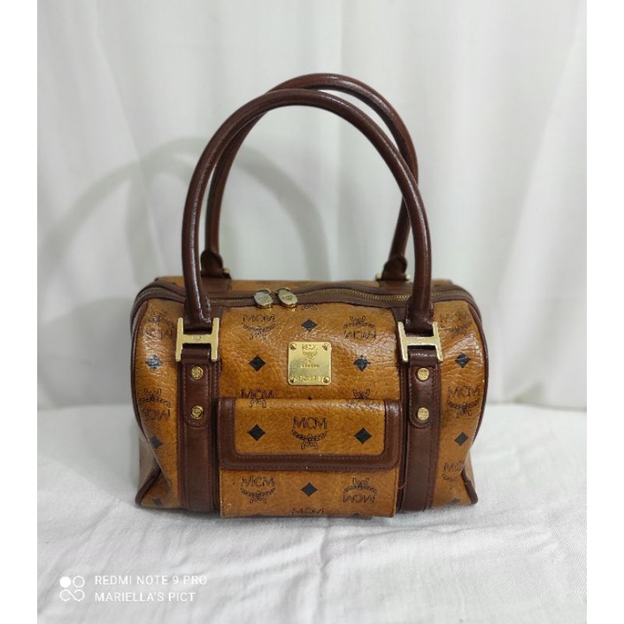 PRELOVED MCM MUNCHEN SPEEDY HANDBAG