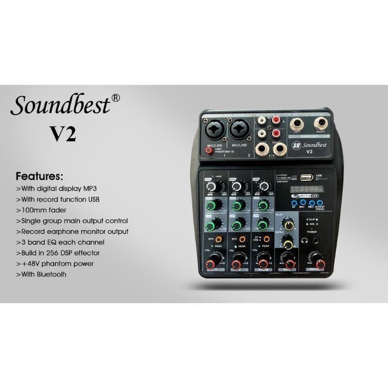 mixer soundbest V 2.mixer audio 4ch