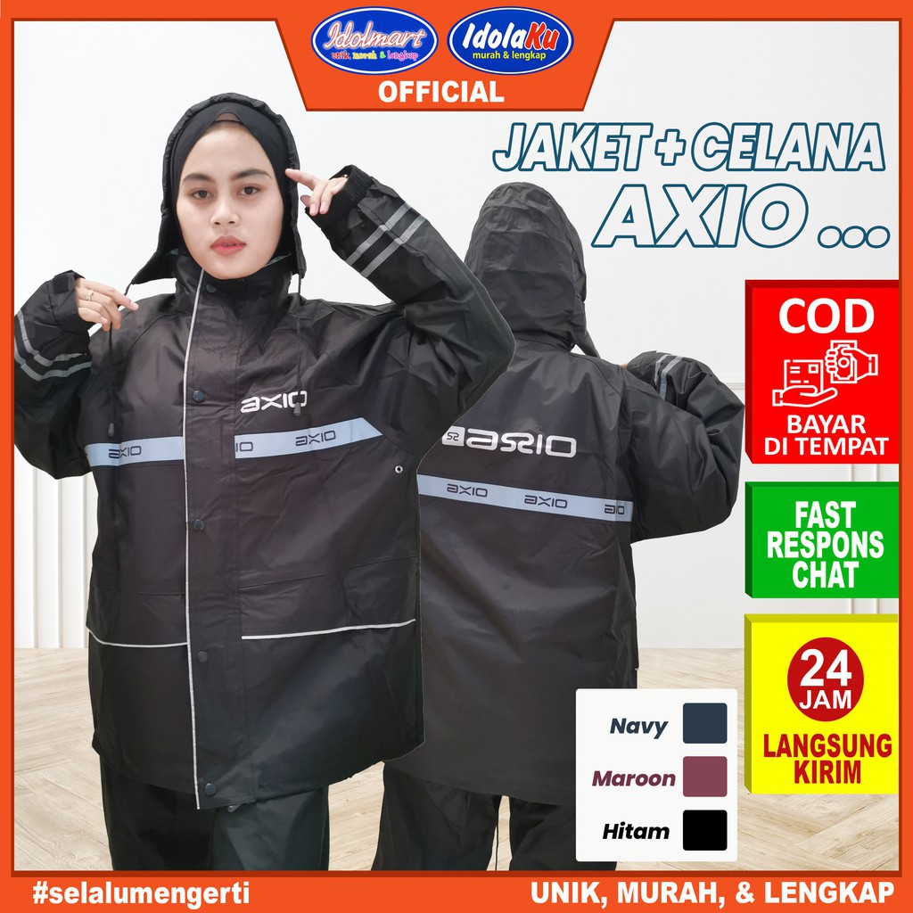 IDOLAKU Jas Hujan Axio 882 Rain Coat Axio original 100% Axio Semarang