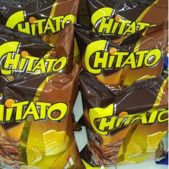 

Chitato Snack Potato Chips sapi panggang 120gr