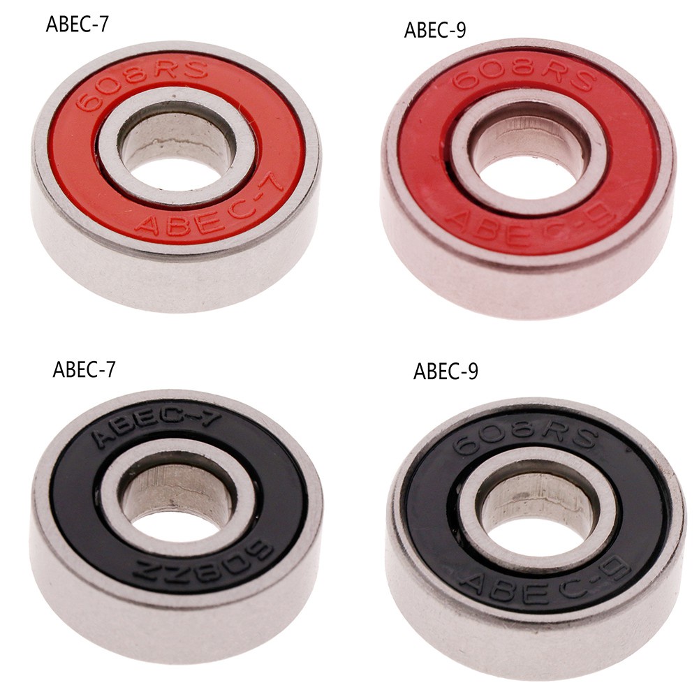 8pcs Bola Bearing ABEC-9 Untuk Skateboard / Roller Skate