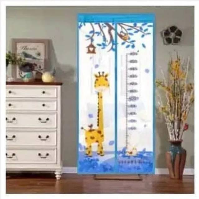 Tirai magnet pintu anti nyamuk Sepeda ONTEL OWL LOVE Tirai magnet pintu anti nyamuk Sepeda ONTEL OWL LOVE