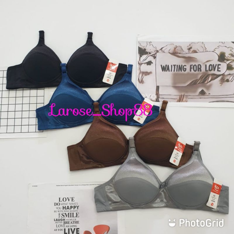 Bra | Bh Elena 24056B Original | Bh Tanpa Kawat Busa Tipis Kait 2