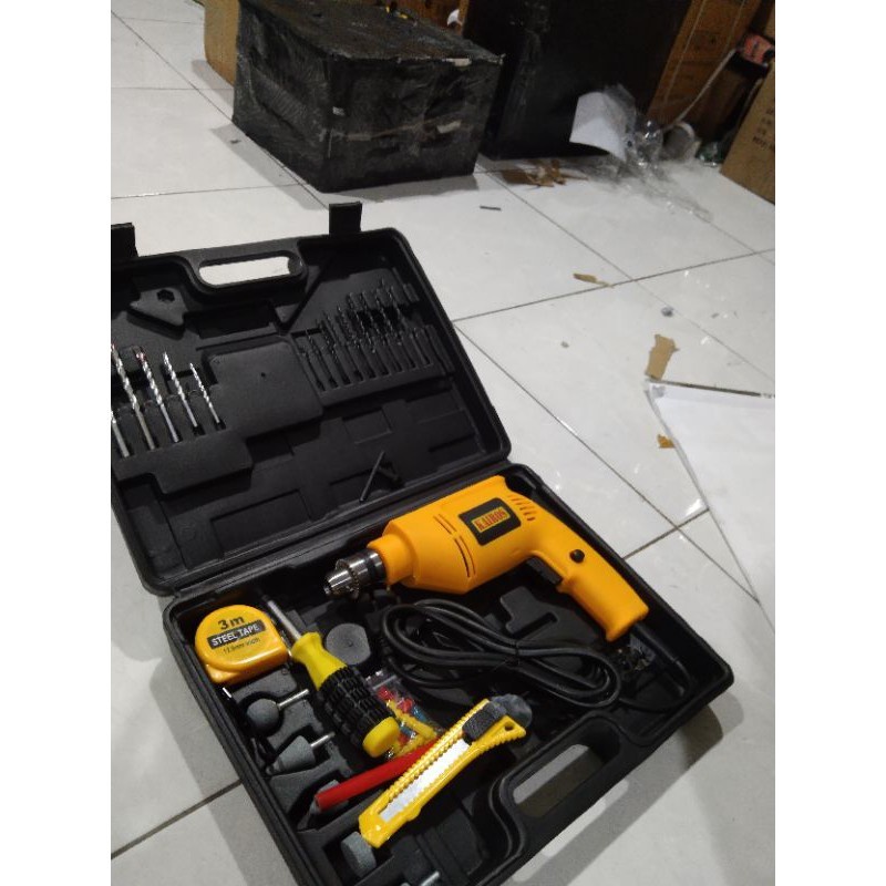 set mesin bor tanagan 10mm kairos KA810BMC, impact drill berkulaitas - V2 02FEB