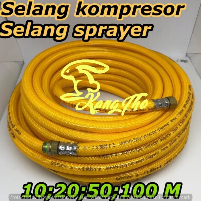Selang Compressor Kompresor Selang Sprayer 5 ply GOTECH - 100 METER