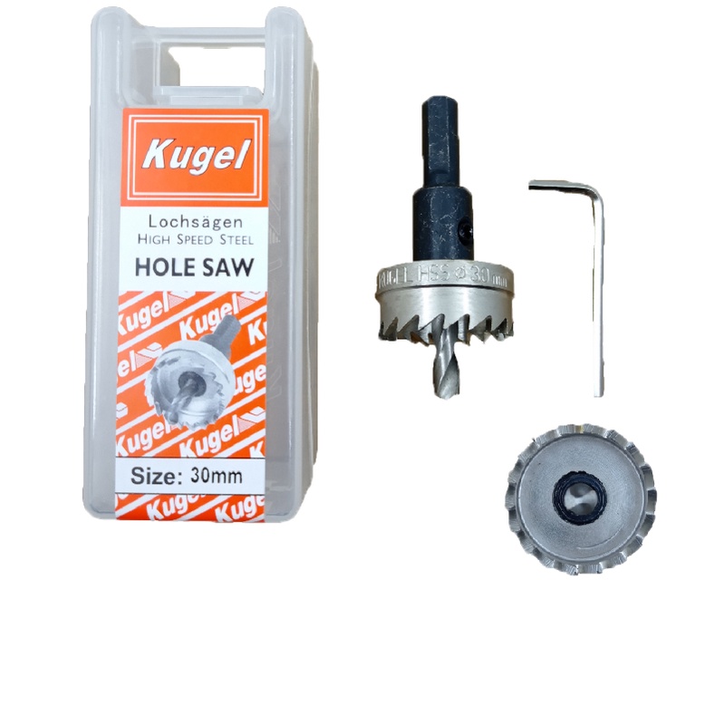 Hole Saw Besi 30mm / HoleSaw Besi 30mm / Mata Bor Besi 30mm KUGEL