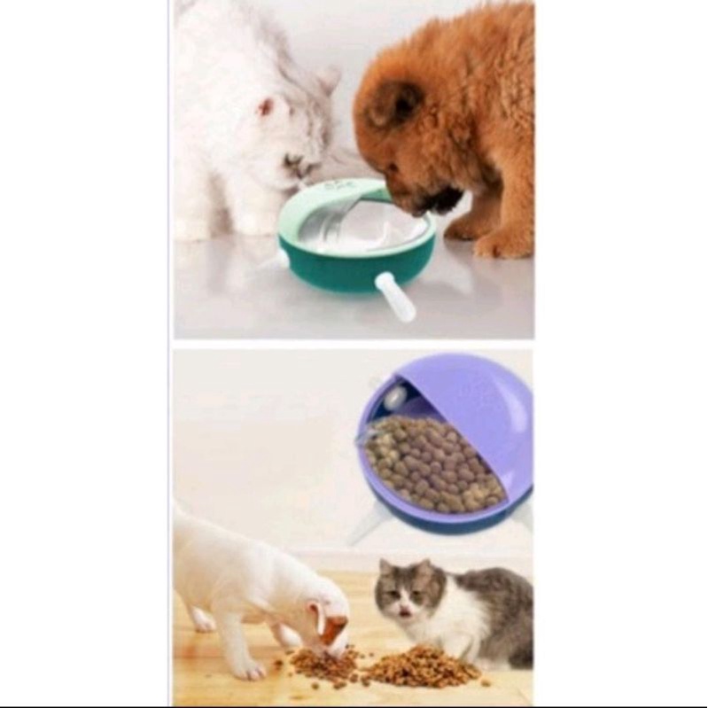 Pet Milk Feeding Bowl 4 Multi Nipples Puppy Kitten Feeder