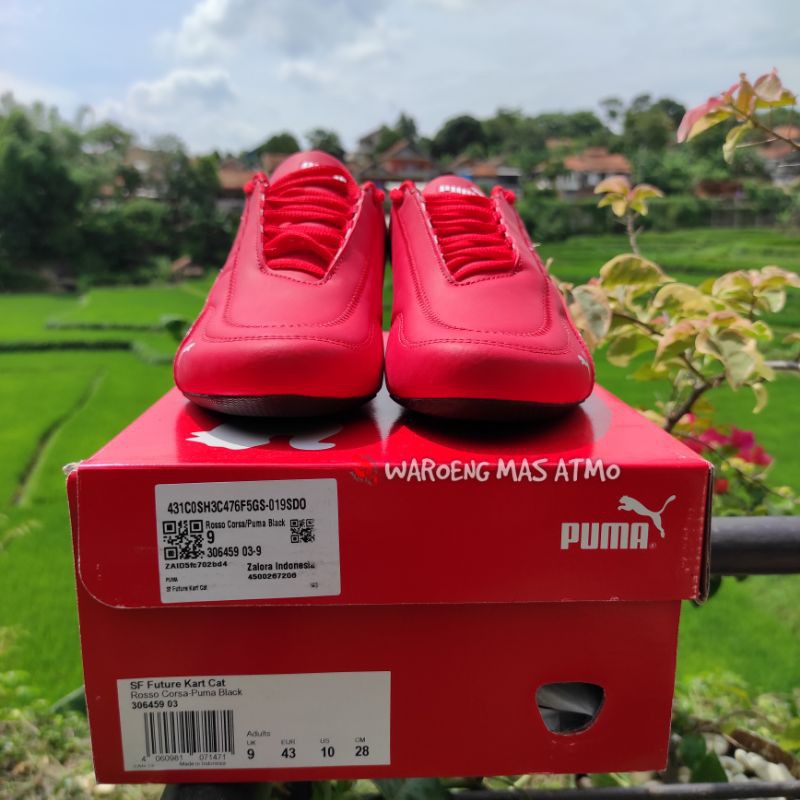 puma future kart cat red