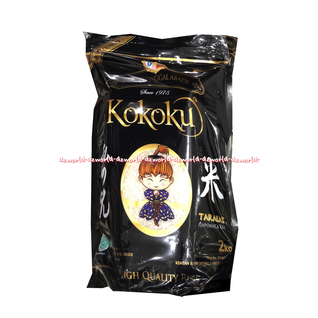 Kokoku Tarabas Japonica Rice Beras Jepang 2 Kg Koko Ku Bras