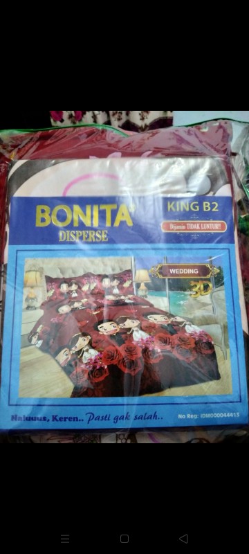 Sprei Bonita Wedding Terlaris Original - Variasi