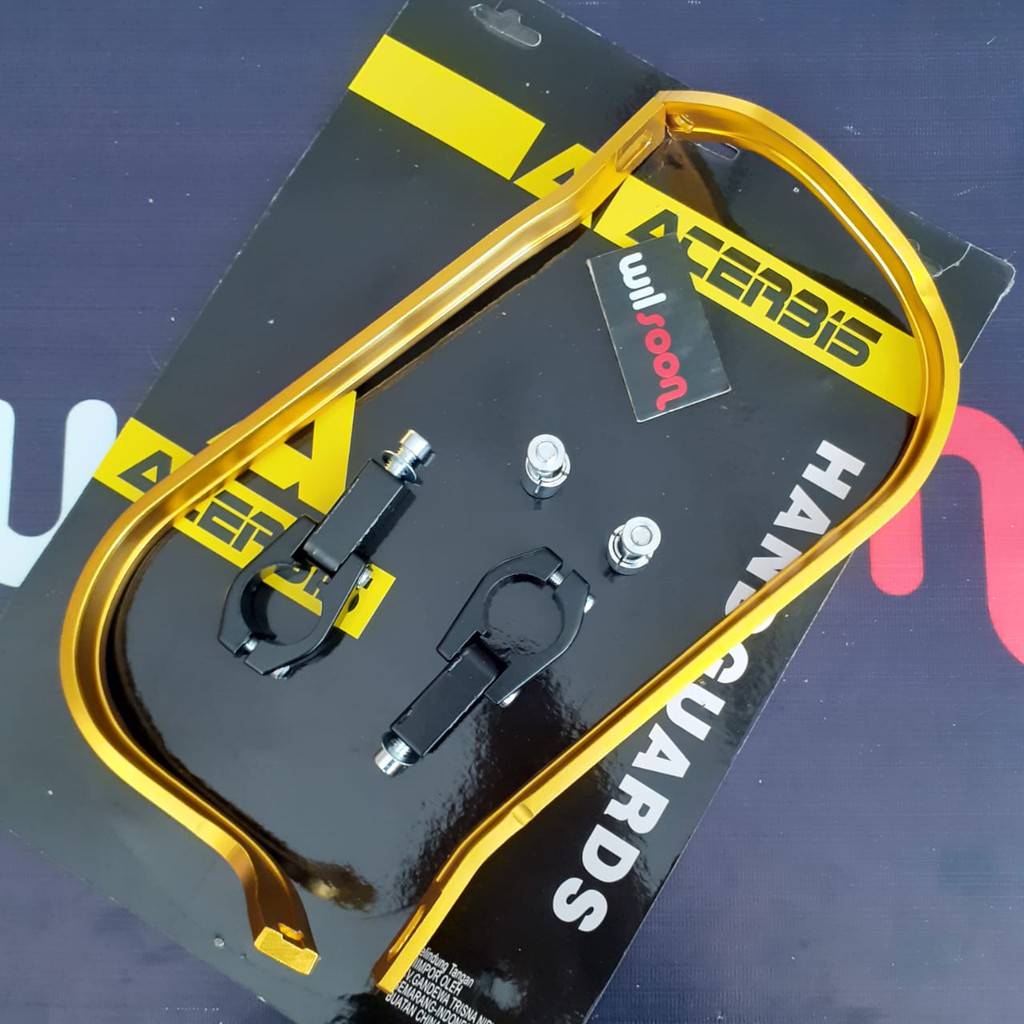 Proguard /Handguard/ Pelindung Tangan Model Tulang Acerbis Kuning