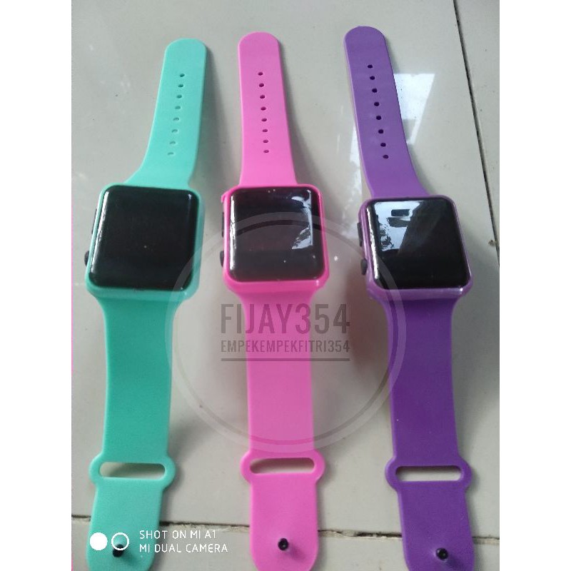 JAM TANGAN LED KOTAK ANAK DEWASA PRIA WANITA IMPORT MURAH COD SAMARINDA
