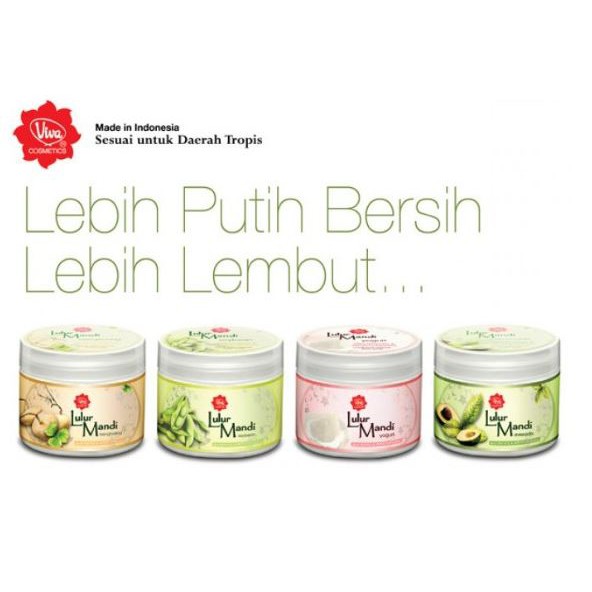 * NCC * Viva Lulur Mandi Brightening &amp; Moisturizing - Netto 225 gr