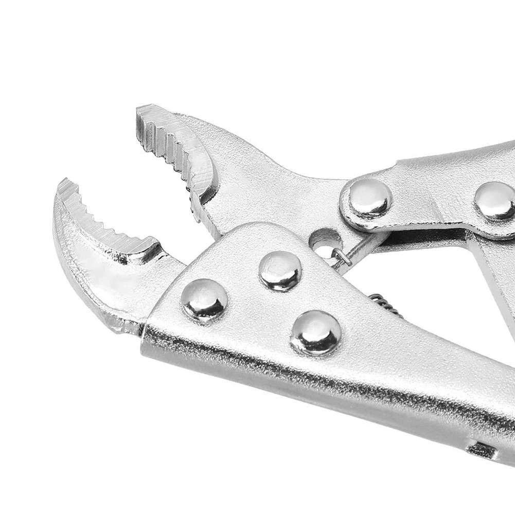 G8A laoa tang multifungsi pliers manual pressure mouth c type 5 inch - l100 - silver Or-i