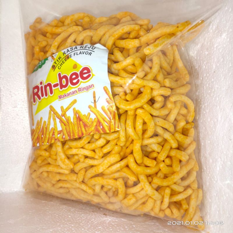 

oishi rinbee rasa keju 200 gram stick keju cemilan murah snack kiloan original repack