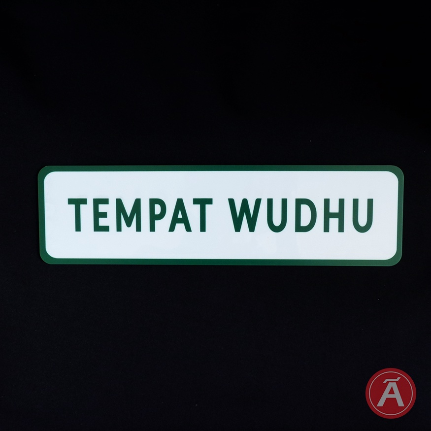 

Sign TEMPAT WUDHU A