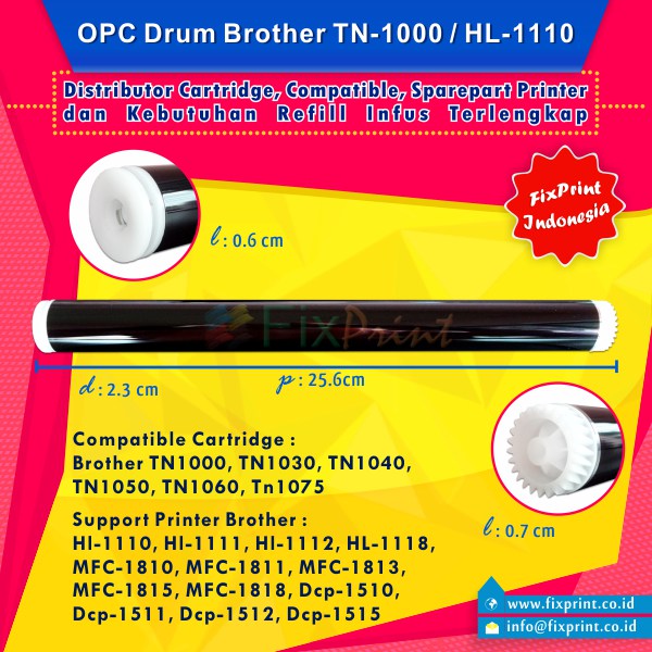 OPC Drum Brother MFC-1810 MFC-1811 MFC-1813 MFC-1815 MFC-1818 FSB3138