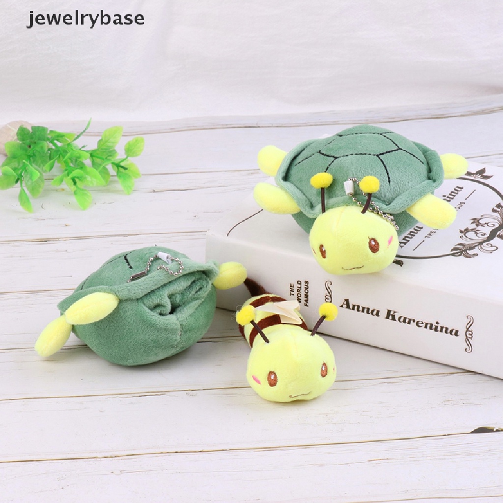 (jewelrybase) Gantungan Kunci Bentuk Boneka Kura-Kura Bahan Plush Ukuran 13CM