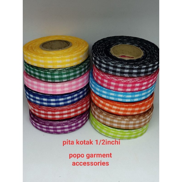 pita kotak&quot; 1/2 inchi ( 1.2cm ) per Roll