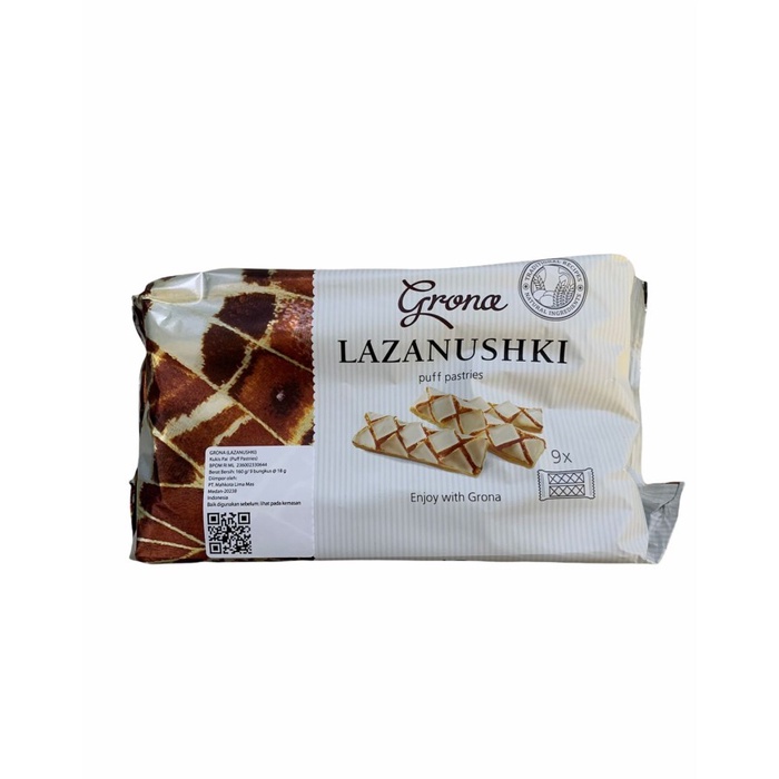 

GRONA LAZANUSHKI BISCUIT [160 GR] - Biskuit Import