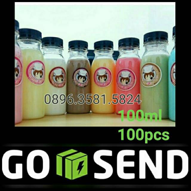 [Sale] botol 100ml madu pudot minuman plastik tebal