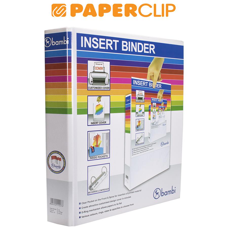 

INSERT BINDER BAMBI 2132 A4 3R MIKA