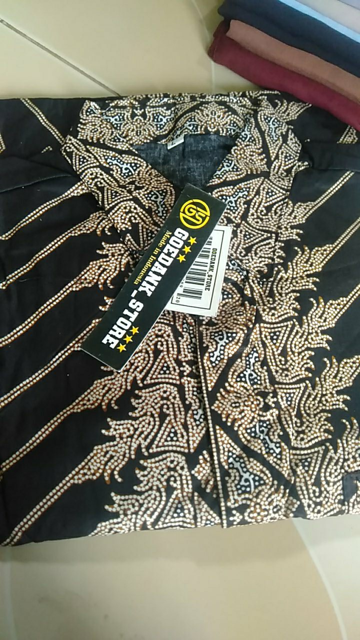 Goedankstorehrb026 Kenongo Hem Kemeja Batik Pria Lengan Panjang Katun Primis Premium Halus Mlxlxxl