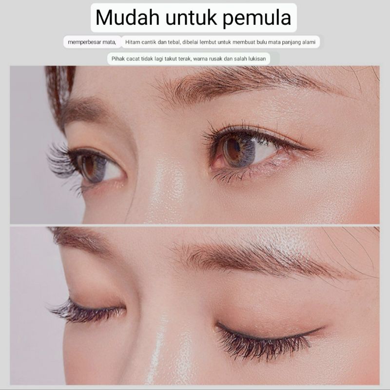 Lessxcoco Mascara Waterproof Living Colorfully Kosmetik Mata Tahan Lama Maskara Penebal Pelebat Alis Dan Bulu Mata Original 3g