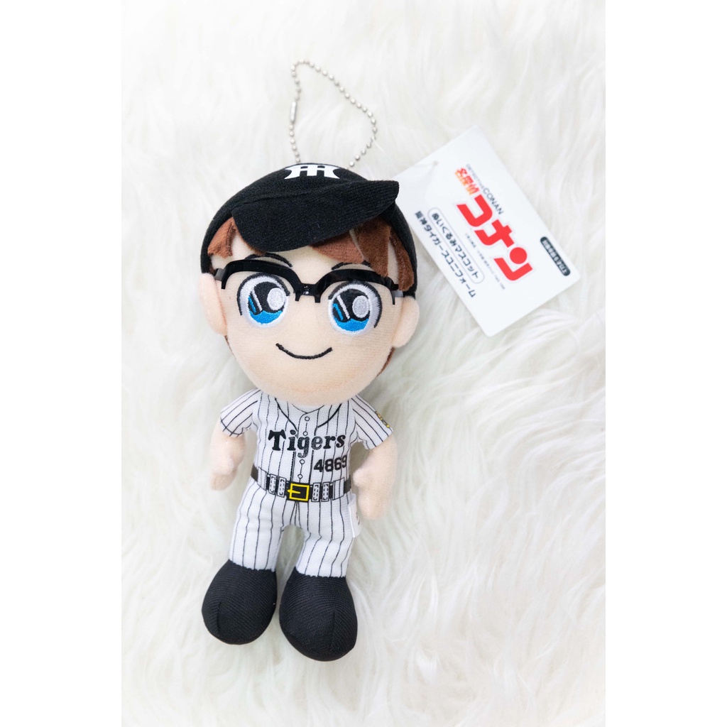 Detective Conan x Hanshin Tigers Conan Edogawa Plush Strap Doll