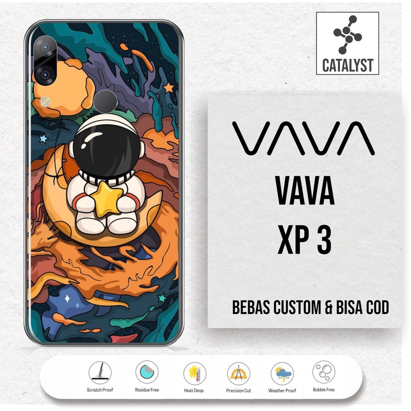 (Buy 1 Get 2) Garskin Skin VAVA XP3 / / Protector - KODE -721H Bisa Custom - Sticker Case