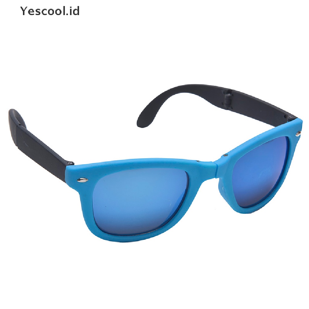 【Yescool】 Retro Men Women Folding Sunglasses Eyewear Sports UV Protection Sun Glasses .