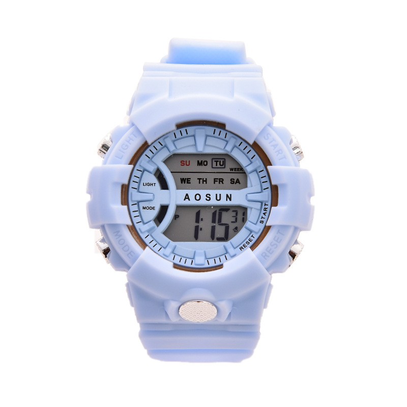 JAM TANGAN PRIA WANITA DIGITAL RUBBER SPORT BULAT LED GROSIR MURAH COUPLE ANAK REMAJA IMPORT M123