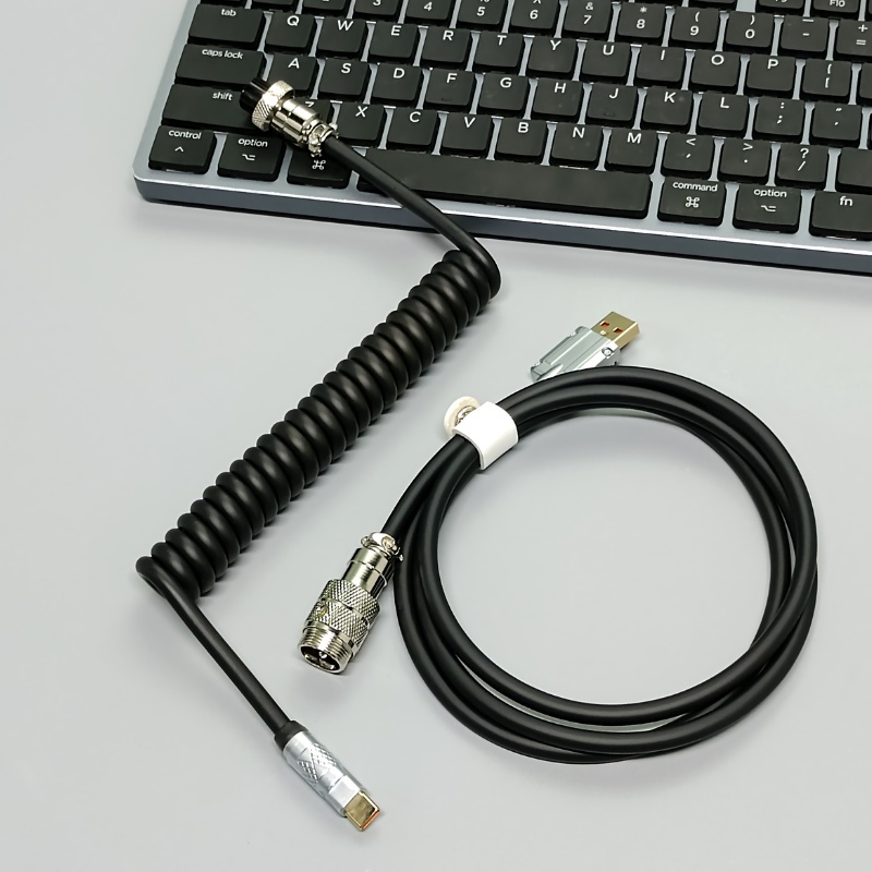 Gx16 Kabel Charger USB Tipe C Untuk keyboard Mekanik